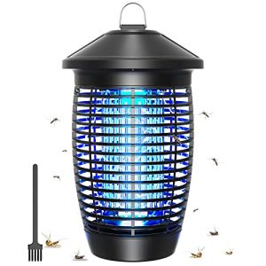 TMACTIME Bug Zapper for Indoor and Outdoor, 20W 4500V High Powered Waterproof Mosquito Killer Electric Fly Trap, Mosquito Zapper Pest Control Fly Killer Lamp, Insect Trap 90㎡Range for Home, Backyard, Kitchen and Patio