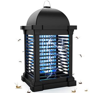 TMACTIME Bug Zapper for Indoor and Outdoor, 20W 4500V High Powered Waterproof Mosquito Killer Electric Fly Trap, Mosquito Zapper Pest Control Fly Killer Lamp, Insect Trap 90㎡Range for Home, Backyard, Kitchen and Patio