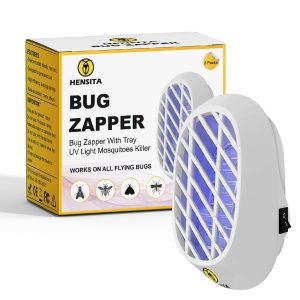 Electronic Bug Zapper- Indoor Insect Trap for Mosquitoes, Fruit Flies and Flying Gnats – Fly and Insect Zapper for Indoor and Outdoor with UV Light – Eco-Friendly Insect Killer