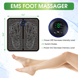 EMS Foot Massager – Foot Massagers for Pain and Circulation – Foot Spa and Massager – Circulation Booster – EMS Electric Feet Massager – Foot Massager for Circulation – Electric Foot Massagers